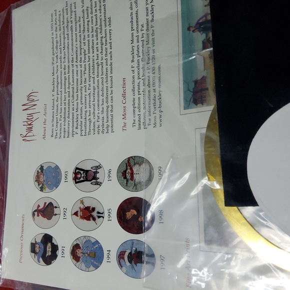 Bundle of two P Buckley Moss Christmas Ornaments kits - Picture 7 of 8